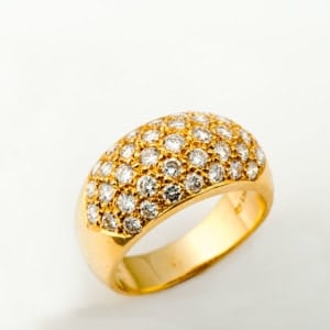 Χρυσό δαχτυλίδι με μπριγιάν Εκλεκτά Κοσμήματα