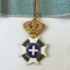Ολόχρυσος Κ18 σταυρός ταξιαρχών του τάγματος του Σωτήρος Παράσημα - Στρατιωτικά μετάλλια - Τάγματα αριστείας