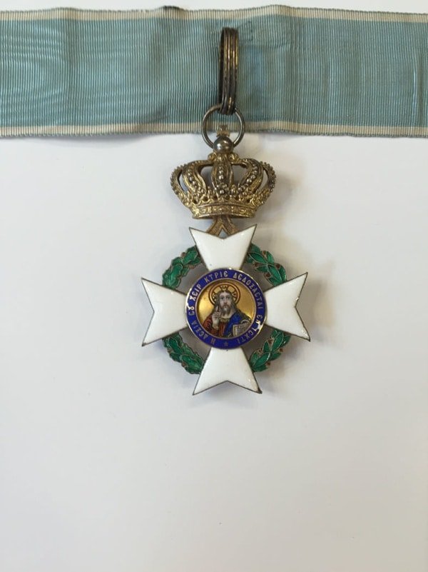 Ασημένιος επίχρυσος ταξιάρχης του τάγματος του Σωτήρος Παράσημα - Στρατιωτικά μετάλλια - Τάγματα αριστείας