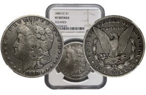 1880 CC 1$ VF details NGC Ξένα νομίσματα