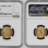 Ελλάς , 20 δραχμές 1876, AU58 NGC Ελληνικά Νομίσματα