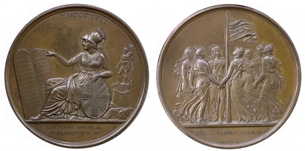 1817 μετάλλιο Συντάγματος Ιονίων νήσων Αναμνηστικά Μετάλλια