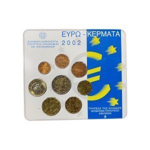 Ελλάδα blister Ευρώ 2002 Ευρώ Συλλεκτικά Νομίσματα