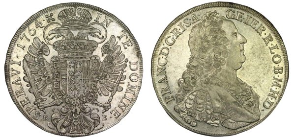 Francis I of Lorraine, House of Habsburg Thaler 1764 Ξένα νομίσματα