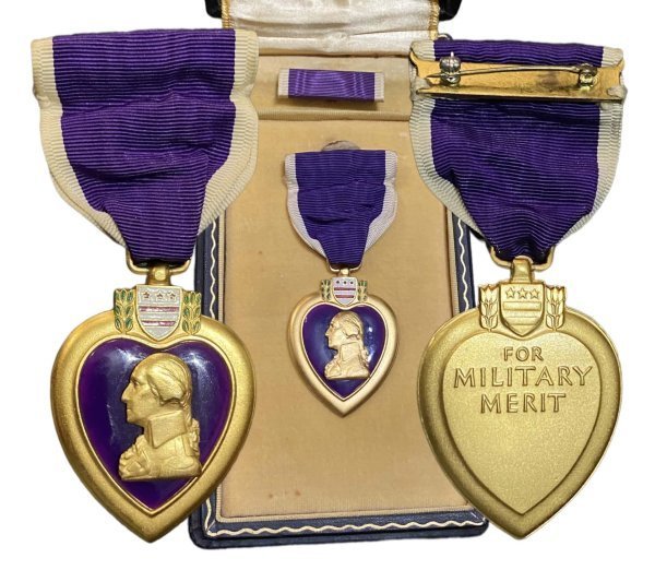 USA WWII (1943-1945) Purple Heart Παράσημα - Στρατιωτικά μετάλλια - Τάγματα αριστείας