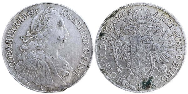 Austria Habsburg 1 Thaler – Joseph II Ξένα νομίσματα