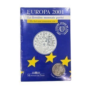Europa Silver 2001 – The last Euro Conversion Coin Ευρώ Νομίσματα