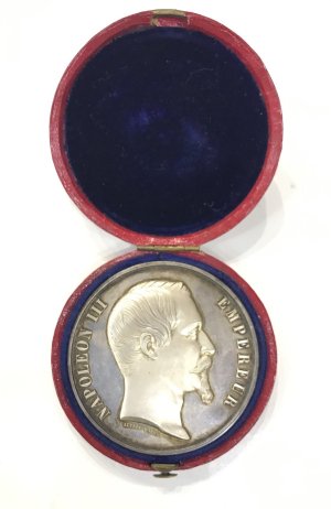 Γαλλία , αναμνηστικό ασημένιο μετάλλιο Ξένα Παράσημα & Μετάλλια