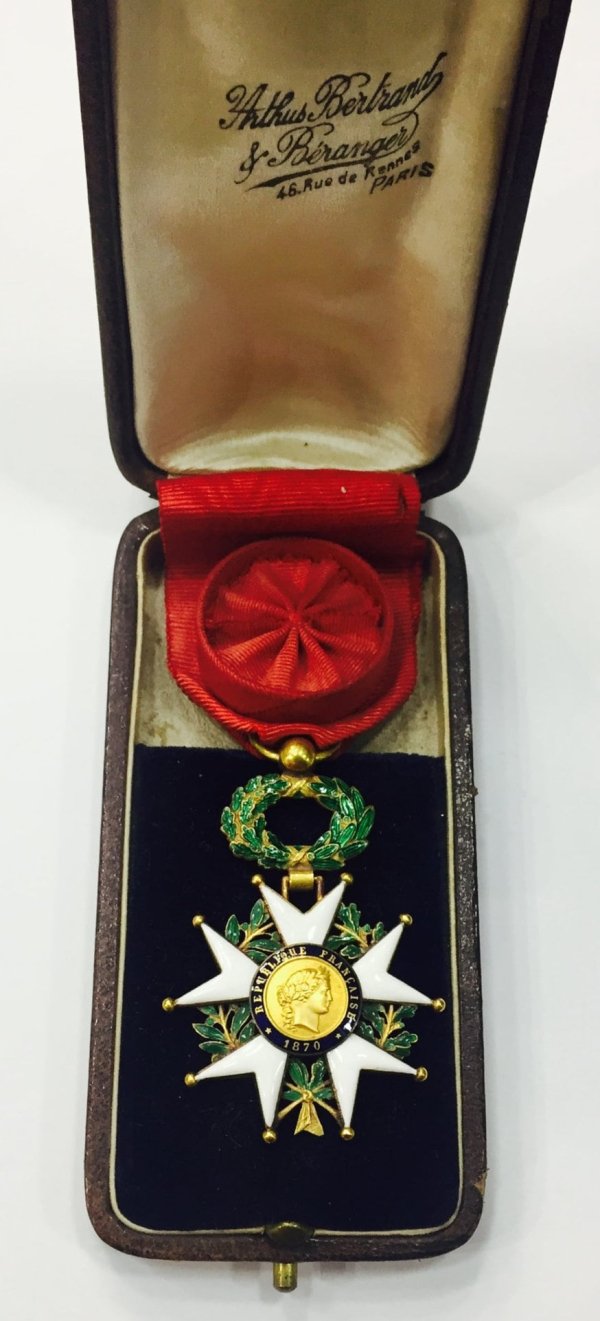 Γαλλία , Λεγεώνα της Τιμής, χρυσός ιππότης, 4η τάξη Παράσημα - Στρατιωτικά μετάλλια - Τάγματα αριστείας