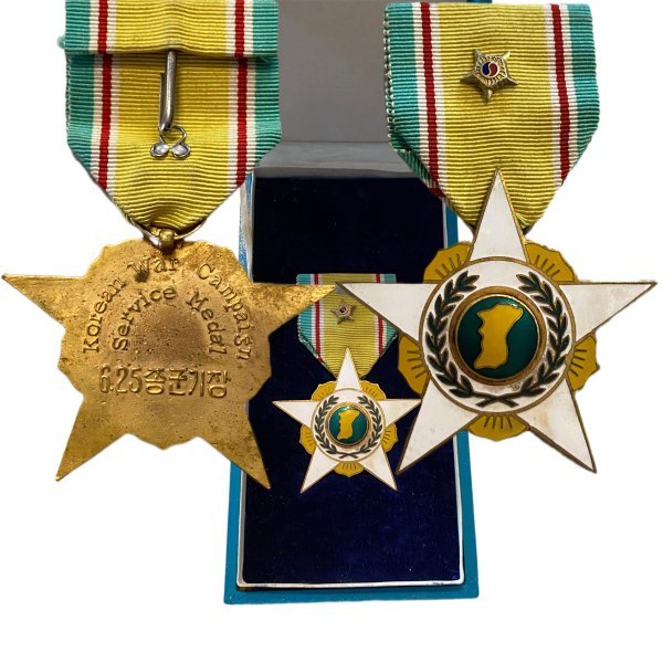 Korean War Service medal, 1st type, RR Παράσημα - Στρατιωτικά μετάλλια - Τάγματα αριστείας