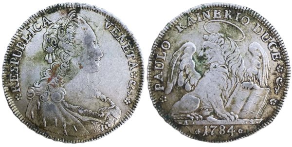 REPUBLIC OF VENICE (ITALIAN STATES) 1 TALLERO – LUDOVICO MANIN 1784 Ξένα Συλλεκτικά Νομίσματα