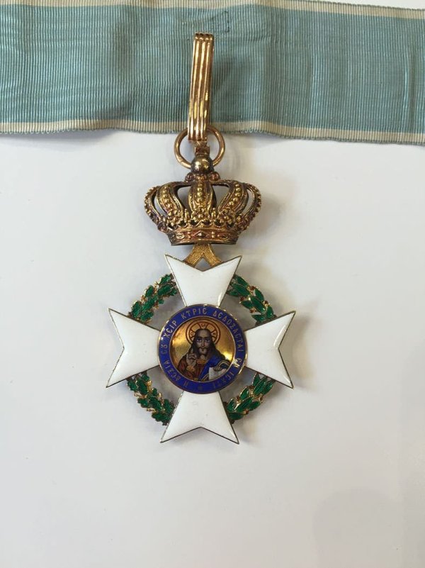 Ολόχρυσος Κ18 ταξιάρχης του τάγματος του Σωτήρος Παράσημα - Στρατιωτικά μετάλλια - Τάγματα αριστείας
