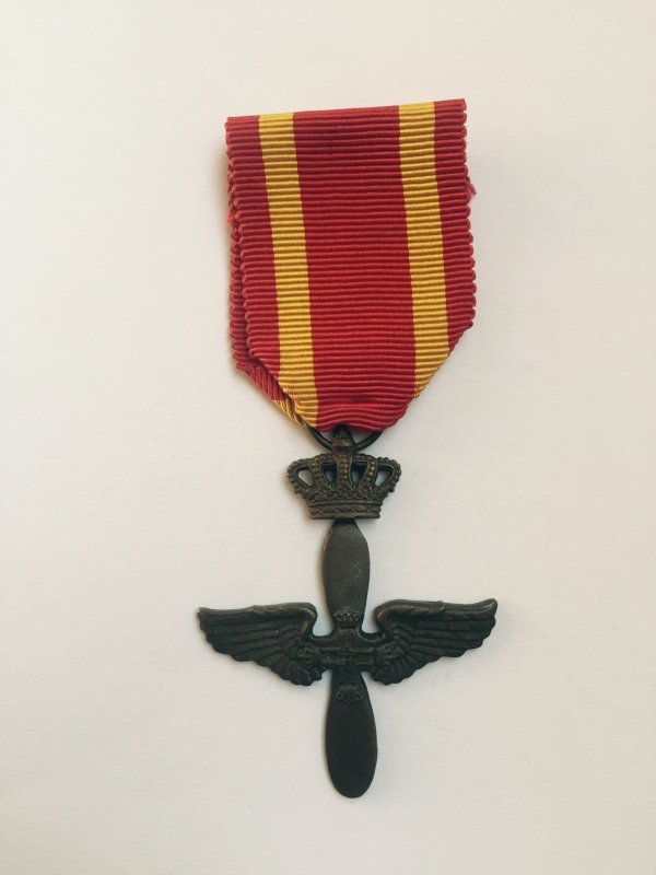 Ελλάς μετάλλιο Β.Αεροπορίας 1945 ιπταμένου Παράσημα - Στρατιωτικά μετάλλια - Τάγματα αριστείας